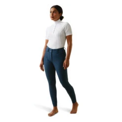 Ariat Women's Tri Factor Grip Full Seat Breeches - Seasonal Colors -Equestrian Clothing Store 10043467 Ariat WMS.TRI .FACTOR.GRIP .FS Deep.Petroleum Full.Body