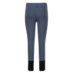 TuffRider Children's Starter Lowrise Pull-On Knee Patch Breeches -Equestrian Clothing Store 100567 479 35 denim 3