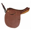 HDR Advantage Pony Leadline Saddle -Equestrian Clothing Store 2023 JPC HDR Adv.Pony .Leadline.Saddle Oakbark Side