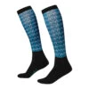 Kerrits Women's Dual Zone Boot Socks -Equestrian Clothing Store 30453 Kerrits Dual.Zone .Boot .Sock Peacock.Iron .Bouquet