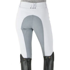 Romfh Sarafina Full Seat Breeches 14 Romfh Sarafina Full Seat Breeches -Equestrian Clothing Store 468454 ERS Romf.Sarafina.Full .Seat White.Light .Grey