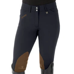 Romfh Ladies Sarafina Euro Seat Knee Patch Breeches -Equestrian Clothing Store 468455 ERS Romfh.Ladies.Sarafina.Euro .Seat .KneePatch.Breech Classic.Greystoke