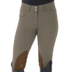 Romfh Ladies Sarafina Euro Seat Knee Patch Breeches -Equestrian Clothing Store 468455 ERS Romfh.Ladies.Sarafina.Euro .Seat .KneePatch.Breech Classic.Walnut