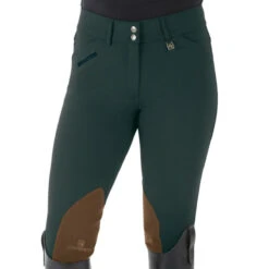 Romfh Ladies Sarafina Euro Seat Knee Patch Breeches -Equestrian Clothing Store 468455 ERS Romfh.Ladies.Sarafina.Euro .Seat .KneePatch.Breech Classic.Winter.Pine