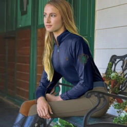 Romfh Ladies Sarafina Euro Seat Knee Patch Breeches -Equestrian Clothing Store 468455 ERS Romfh.Ladies.Sarafina.Euro .Seat .KneePatch.Breech Lifestyle2