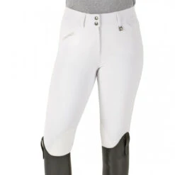 Romfh Ladies Sarafina Euro Seat Knee Patch Breeches -Equestrian Clothing Store 468455 ERS Romfh.Ladies.Sarafina.Euro .Seat .KneePatch.Breech White