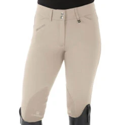 Romfh Ladies Sarafina Euro Seat Knee Patch Breeches -Equestrian Clothing Store 468455 ERS Romfh.Ladies.Sarafina.Euro .Seat .KneePatch.Breech White.Sand