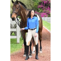 Ovation EuroWeave DX Taylored Ladies Front Zip Knee Patch Euro Seat Breeches -Equestrian Clothing Store 469578 ERS Ovation.EuroWeave.DX .Taylored.Ladies.Front .Zip.Knee .Patch .Euro .Seat .Breech2
