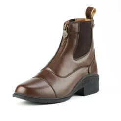 Ovation Child's Quantum Zip Paddock Boot -Equestrian Clothing Store 470804 ERS Quantum.Zip.Paddock.Childs.Ovation Brown