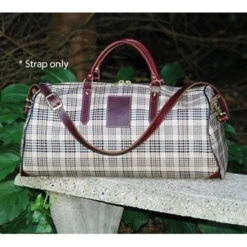 5/A Baker Leather Strap For Duffle Bag 9 5/A Baker Leather Strap For Duffle Bag -Equestrian Clothing Store 7055 Jacks Baker.Duffle.Bag .Strap Brown Bag