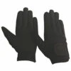 TuffRider Children's Performance Riding Gloves -Equestrian Clothing Store 9215 tf kids.perf .glvs black front