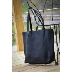Penelope Tote Bag 19 Penelope Tote Bag -Equestrian Clothing Store 936200002 French.EQ Penelope Tote.Bag Front Black
