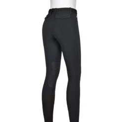 Equiline ATIRK Women's Knee Grip Breeches In 4 Seasons B-Move -Equestrian Clothing Store AtirK EQuline N08981 Black Back