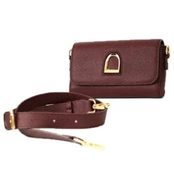 Oakbark & Chrome Rider Belt Bag 39 Oakbark & Chrome Rider Belt Bag -Equestrian Clothing Store BB CAB 101 Oakbark chrome riderbeltbag cabernet.6