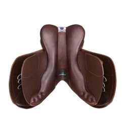 Bates Caprilli Close Contact+ Saddle With HART -Equestrian Clothing Store B CAPCC Panel CBrn