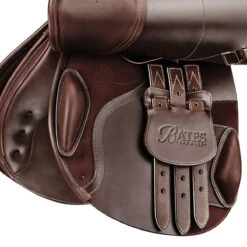 Bates Caprilli Close Contact+ Saddle With HART -Equestrian Clothing Store B CAPCC girthpoints Cbrn