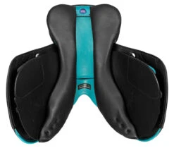 Bates Victrix Saddle With HART -Equestrian Clothing Store B Victrix Cblk Aqua panel
