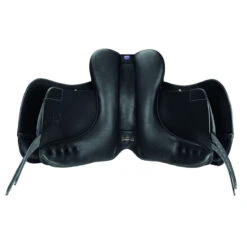 Bates Wide Dressage+ Saddle With HART -Equestrian Clothing Store B WIDE DR panel Blk