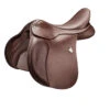Bates All Purpose Saddle With HART 2 Bates All Purpose Saddle With HART -Equestrian Clothing Store Bates AP.Heritage.RearV Brn