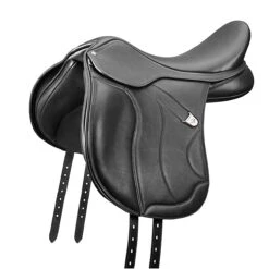 Bates All Purpose+ Saddle With HART -Equestrian Clothing Store Bates AP.Wide Luxe Blk