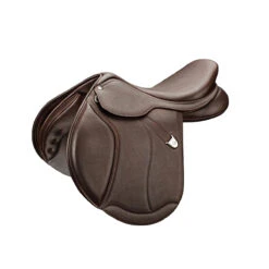 Bates Caprilli Close Contact+ Saddle With HART -Equestrian Clothing Store Bates Caprilli.CC.Classic.Saddle Cls.Brn .Luxe StanFlap.RearFB