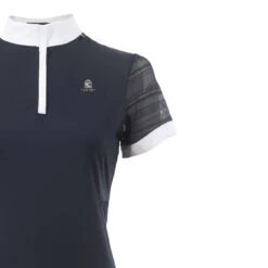 Cavallo Women's Fatou Competition Shirt 14 Cavallo Women's Fatou Competition Shirt -Equestrian Clothing Store Cavallo Fatou.Competition.Shirt Dark.Blue A004399 V 8Q 02
