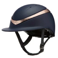 Charles Owen Halo Luxe With MIPS - Custom Helmet -Equestrian Clothing Store Charles.Owen Halo.Luxe Midnight.Matte .Rose .Gold