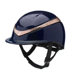 Charles Owen Halo With MIPS - Custom Helmet -Equestrian Clothing Store Charles.Owen Halo Midnight.Gloss .Rose .Gold