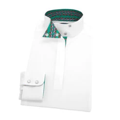 Essex Classics Ladies "Busy Bees" Talent Yarn Wrap Collar Long Sleeve Show Shirt