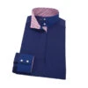 Essex Classics Ladies Pink Stripe “Dusk” Navy Jumper Performance Show Shirt -Equestrian Clothing Store EJL7NV