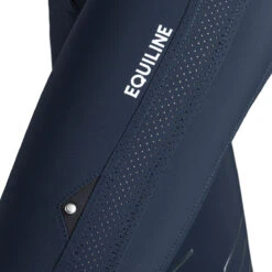 Equiline Women's Ciannek B-Move Light Knee Grip Breech -Equestrian Clothing Store EQline ES123 N09036 002 Blue Detail