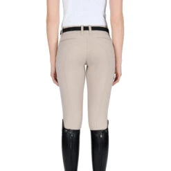Equiline Women's X Shape Knee Grip Breech -Equestrian Clothing Store EQline 181 N08674 XShapeKG Beige Back