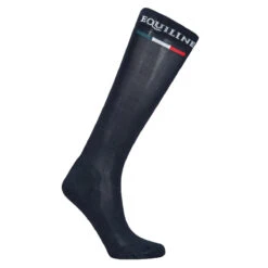 Equiline Silver Plus Light Sock -Equestrian Clothing Store EQline 181 T11203 002 Blue