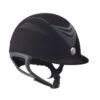 One K Defender Black Suede JR Helmet -Equestrian Clothing Store ERS 470433 OneKDefenderJr