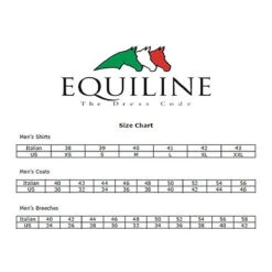 Equiline Evik Men's Competition Polo Long Sleeve Shirt 11 Equiline Evik Men's Competition Polo Long Sleeve Shirt -Equestrian Clothing Store Equiline.Mens .Size .Charts 0805cf09 6dec 468e 8548 12591ecb2a26