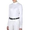 Equiline Women's CenteC Long Sleeve Show Shirt -Equestrian Clothing Store Equiline CenteC Long.Sleeve.Show .Shirt White 00