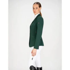 Equiline Women's GAIT Show Coat In X-Cool Evo 36 Equiline Women's GAIT Show Coat In X-Cool Evo -Equestrian Clothing Store Equiline XCool green 91066.1587582463.1280.1280