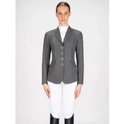 Equiline Women's GAIT Show Coat In X-Cool Evo 27 Equiline Women's GAIT Show Coat In X-Cool Evo -Equestrian Clothing Store Equiline XCool grey 86922.1587582464.1280.1280