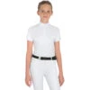 Equiline JupiterK Girl's Short Sleeve Show Shirt -Equestrian Clothing Store H05017 EQline JupiterK White