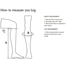 Royal Highness Ladies Deluxe Half Chaps -Equestrian Clothing Store Half.Chap .Measurement