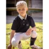 Jump'in Boy's Short Sleeve Gaston Competition Polo Shirt -Equestrian Clothing Store Jump.In Boys.Gaston.Polo .Show .Shirt Navy