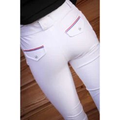Jump'in Unisex Junior Sacha Breeches -Equestrian Clothing Store Jump.In Unisex.Junior.Sacha .Breeches White Back