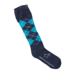 USG Karo Socks -Equestrian Clothing Store KARO KL.USG Socks Navy.Lake .Bl Front