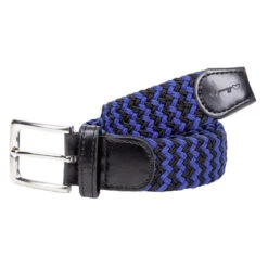 USG Casual Belts -Equestrian Clothing Store KL.Select USG.Casual.Belt Black.Royal .Blue