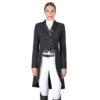 Equiline Women's GrineG Blinged Out Tailcoat -Equestrian Clothing Store M00473 Equiline grineg blinged.out .tailcoat black 00