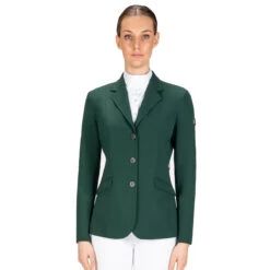 Equiline Women's Hayley Hunter Show Coat In X-Cool Evo -Equestrian Clothing Store M00874 EQuiline Hayley.Hunter Green