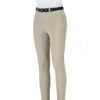 Equiline Girl's JinaK Knee Patch Breeches -Equestrian Clothing Store N05021 EQline JinaK Beige