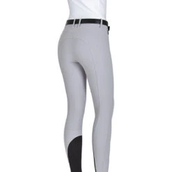 Equiline Women's Ernae B-Move High-Waist Full Grip Breeches -Equestrian Clothing Store N08984 024 Equiline Ernae High.Waist Full.Grip .Breeches B Move Ice 01