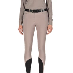 Equiline Women's EricieK B-Move Light UV Protection Knee Patch Breeches -Equestrian Clothing Store N08993 EQline EricieK Sand