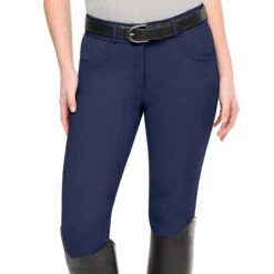 Ovation Women's Bellissima II GripTec Knee Patch Breech -Equestrian Clothing Store Ovation 471216 Womens.Bellissima.IIGripTec.Knee .Patch .Breech Navy